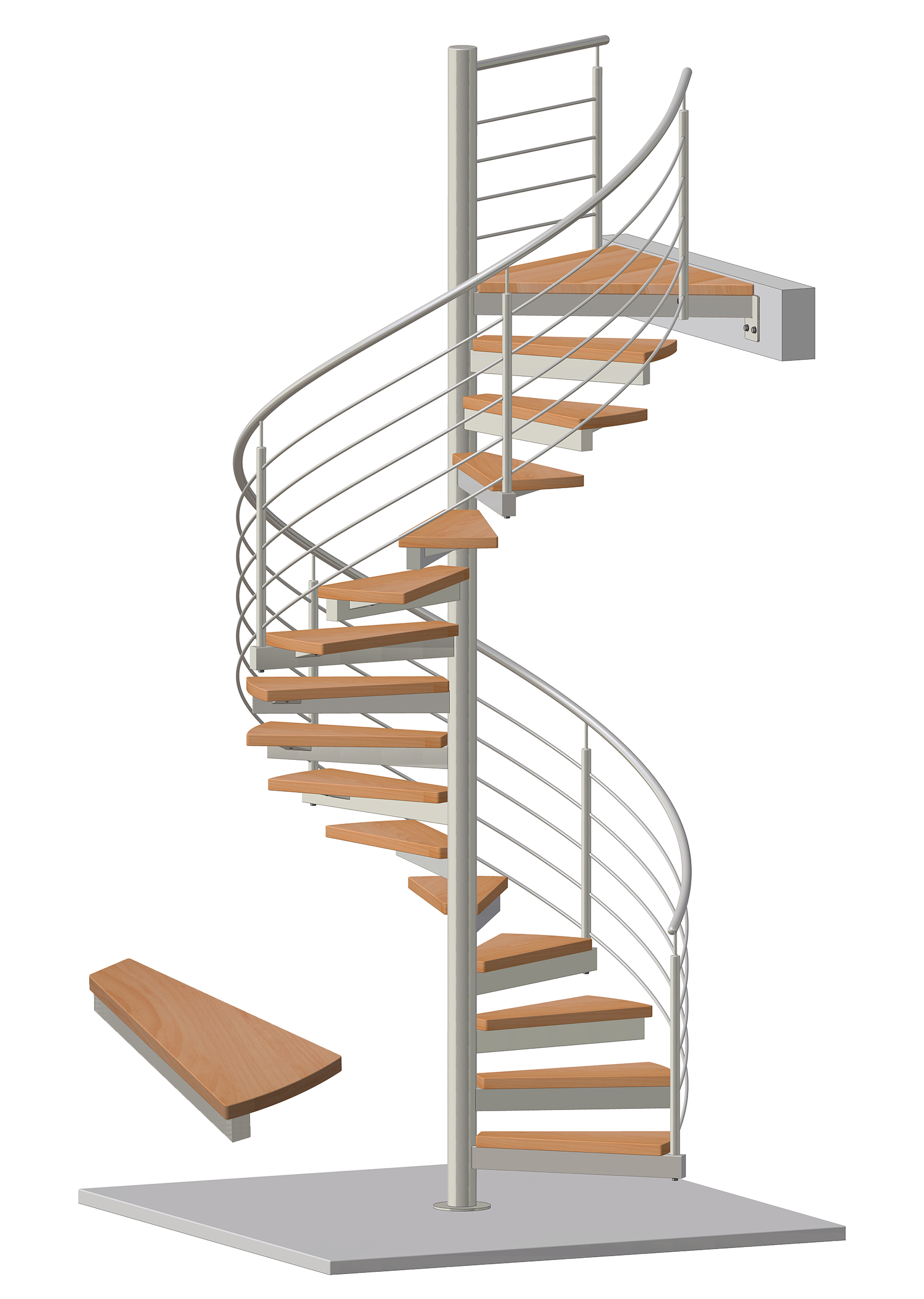 SSP PG - Typ 1 - Spindeltreppe Hugo "klein"